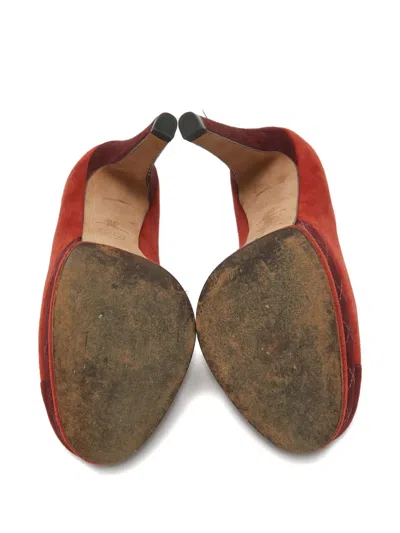 Pre-owned Chanel 120mm Suede Platform Pumps