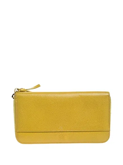Pre-owned Dolce & Gabbana Continental Leather Wallet