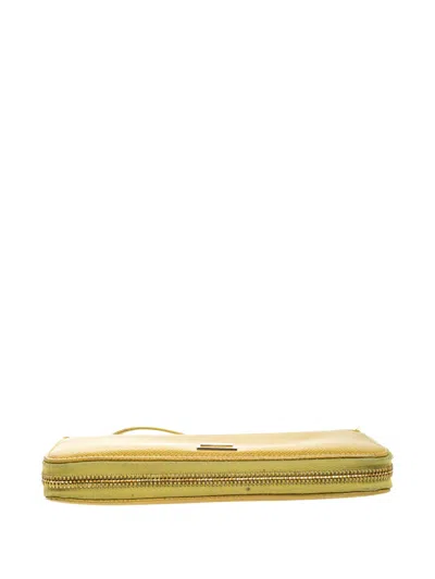 Pre-owned Dolce & Gabbana Continental Leather Wallet