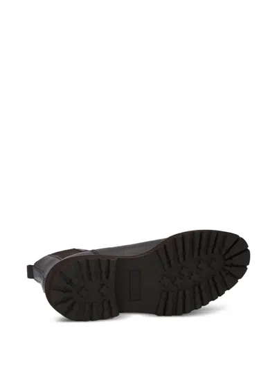 Bally Elasticated-panel Leather Chelsea Boots In Black