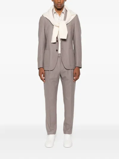 Eleventy Two-button Blazer In Neutral