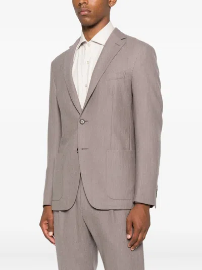 Eleventy Two-button Blazer In Neutral