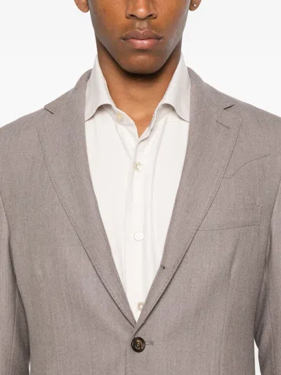 Eleventy Two-button Blazer In Neutral