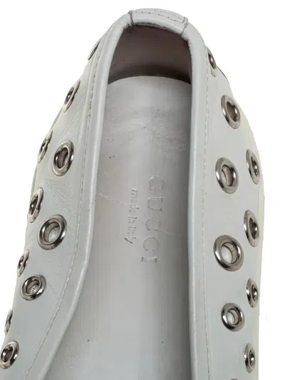 Pre-owned Gucci Eyelet-embellished Slip-on Sneakers