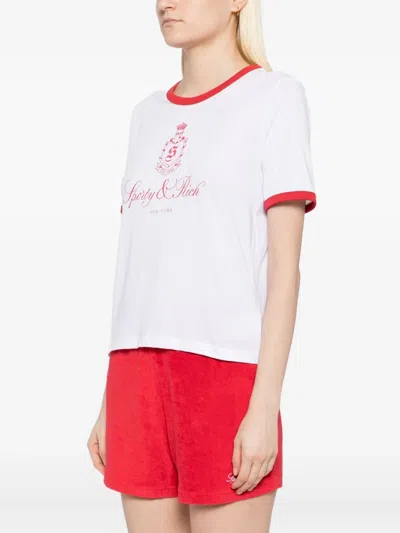 Sporty And Rich Vendome T-shirt In White