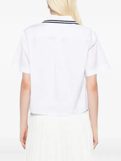 Sporty And Rich Src Cotton Shirt In White