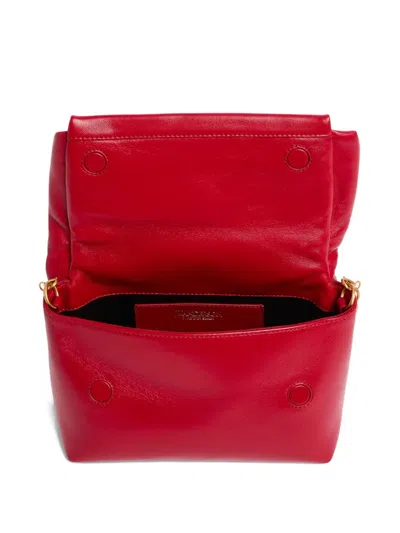 Jw Anderson Twisted-handle Leather Tote Bag In Red