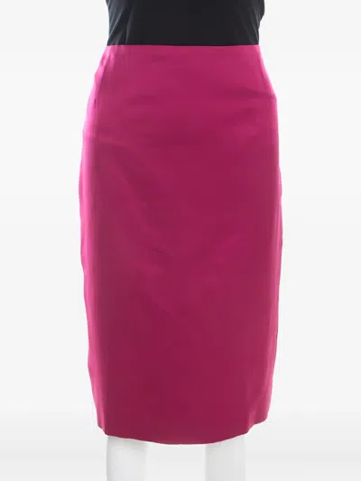 Pre-owned Escada Silk Pencil Skirt