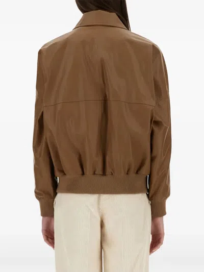 Brunello Cucinelli Long Sleeved Zipped Jacket For Women