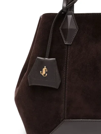 Jimmy Choo Diamond Suede-leather Tote Bag