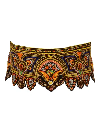 Etro Bead-embellished Top In Multi
