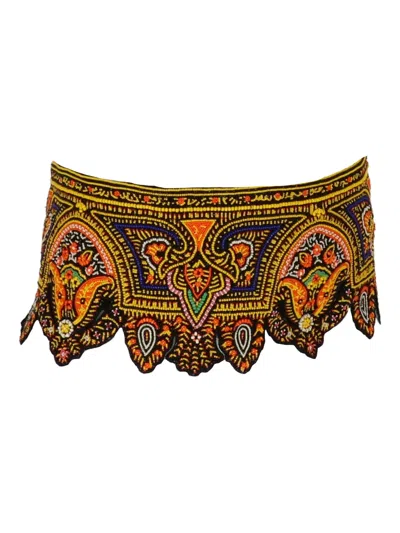 Etro Bead-embellished Top In Multi