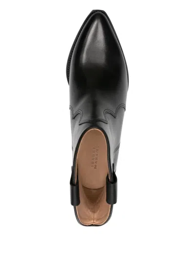 Isabel Marant 50mm Dewina Pointed-toe Leather Cowboy Boots
