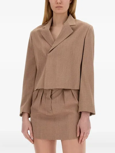 Alysi Lapel Long-sleeved Suit Jacket