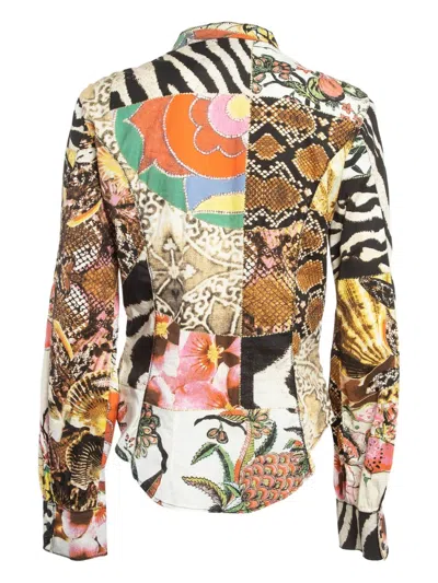 Pre-owned Just Cavalli Vintage Panelled Shirt