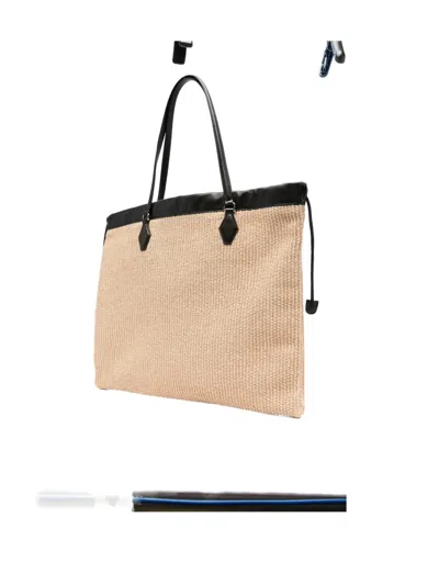 Jimmy Choo Large Drawstring Beach Tote Bag