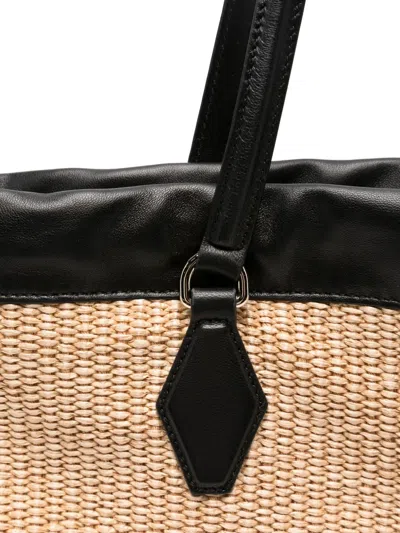 Jimmy Choo Large Drawstring Beach Tote Bag
