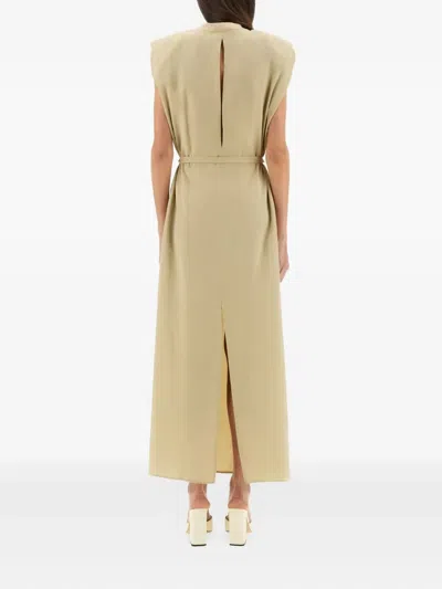 Alysi Peach Touch Long Dress In Neutral