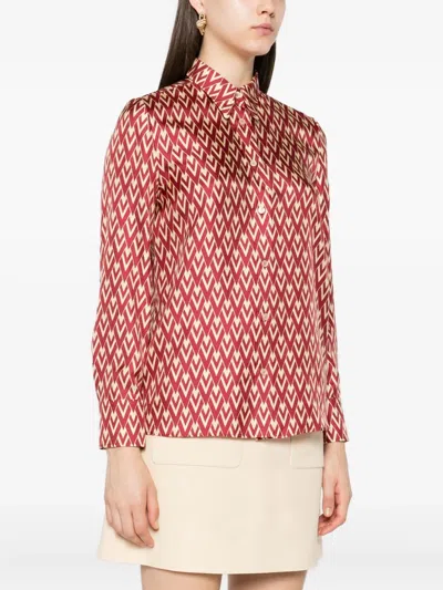Valentino Long-sleeved Shirt In Multi