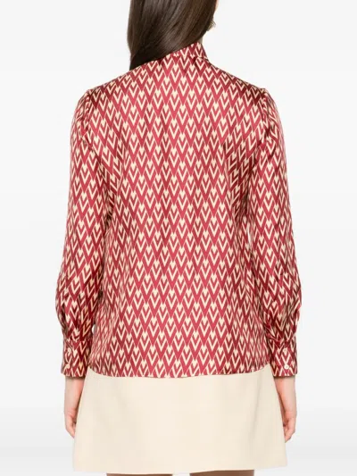 Valentino Long-sleeved Shirt In Multi