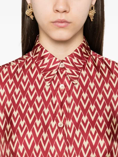 Valentino Long-sleeved Shirt In Multi