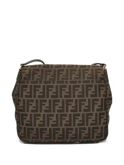 Pre-owned Fendi 2023 Zucca Artic Crossbody Bag
