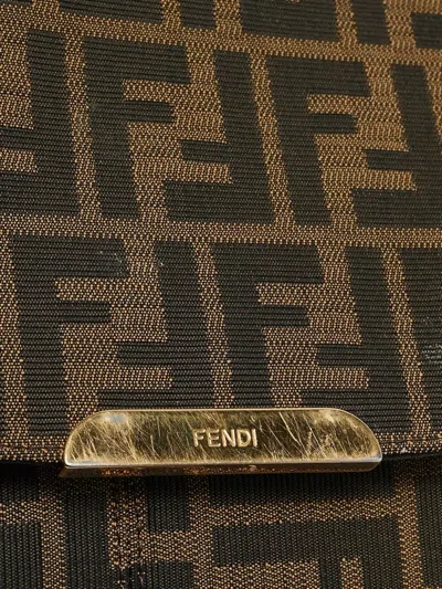 Pre-owned Fendi 2023 Zucca Artic Crossbody Bag