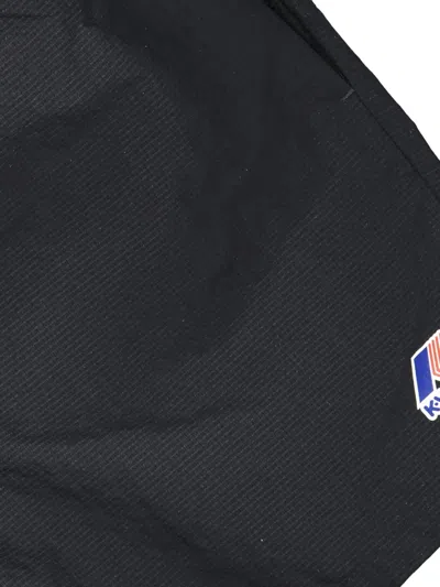 K-way Olivier Elastic Waistband Back Pocket Shorts In Black