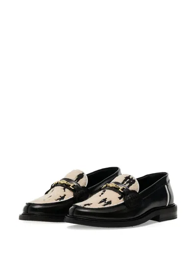 Filling Pieces Generations Leather-trimmed Pattern Loafers