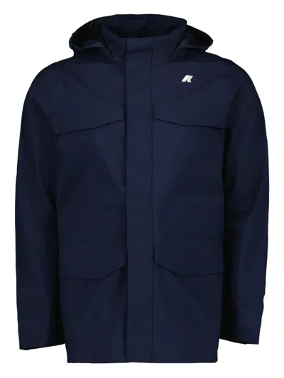K-way Manphy Bonded Parka In Blue