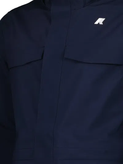 K-way Manphy Bonded Parka In Blue