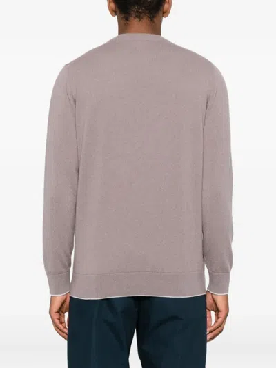 Eleventy Cashmere Crew-neck Sweater In Gray