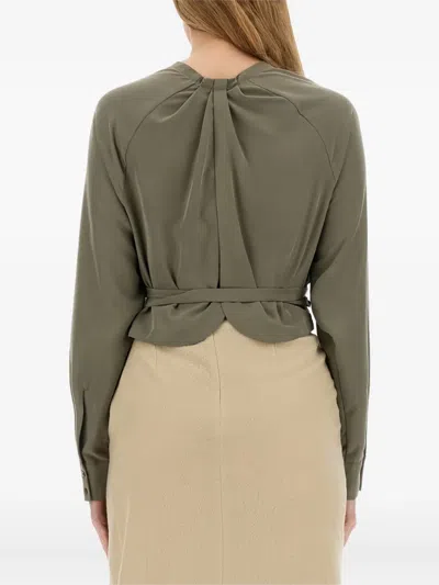 Alysi Top With Ruffles