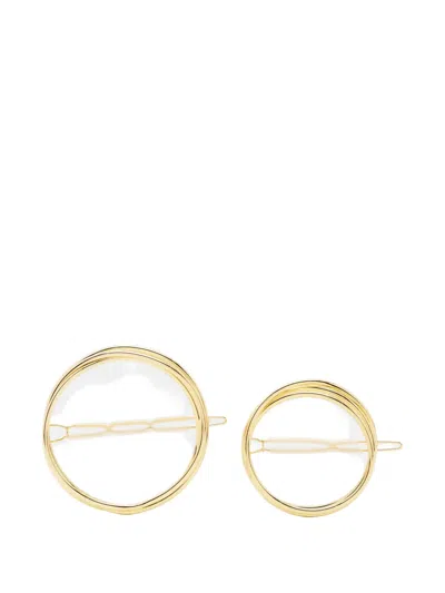 Pre-owned Cult Gaia Circular Hair Clips (set Of Two)