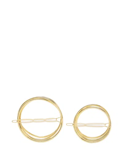 Pre-owned Cult Gaia Circular Hair Clips (set Of Two)