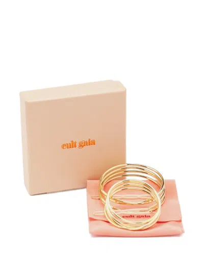 Pre-owned Cult Gaia Circular Hair Clips (set Of Two)