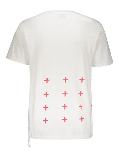 Ksubi Globe Cycle Kash Cotton Graphic T-shirt In White