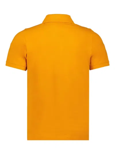 K-way Vinnie Two-button Logo Polo Shirt In Yellow