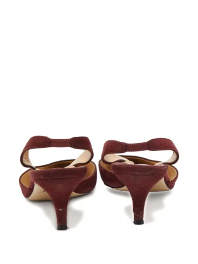 Pre-owned Paul Andrew Suede Slingback Pumps