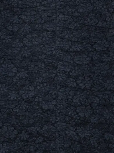 Rotate Birger Christensen Puff-sleeve Mini Dress In Blue