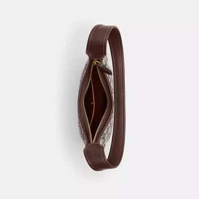 Coach Curve Zip Bag In Signature Jacquard
