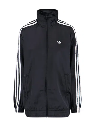 Adidas Originals 'firebird Ruffle 3-stripes' Zip Sweatshirt