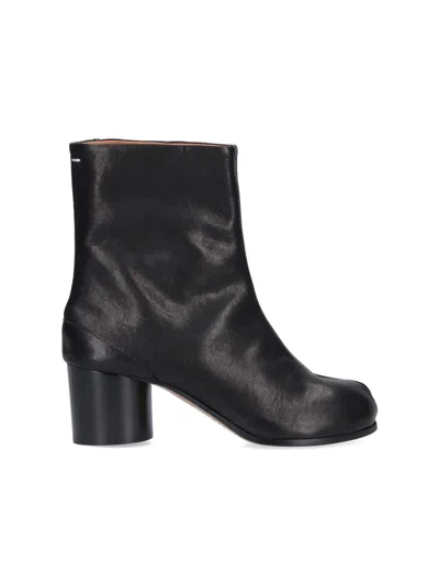 Maison Margiela Leather Tabi Ankle Boots