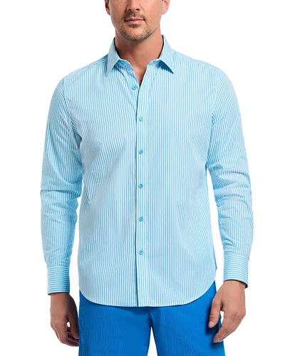 Robert Graham Greenwich Long Sleeve Button Down Shirt In Blue