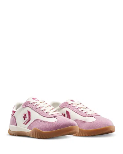 Converse Run Star Suede Sneakers In Purple