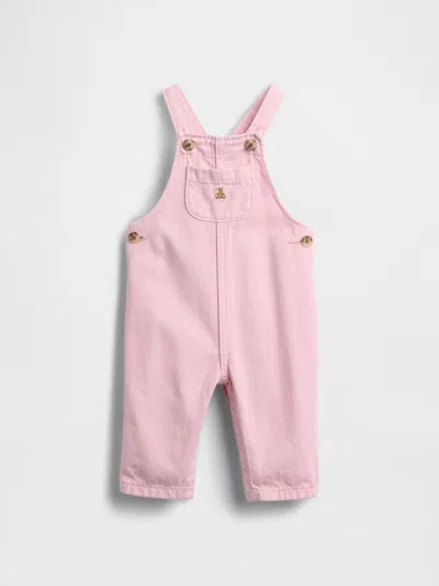 Gap Baby Denim Overalls In Pink