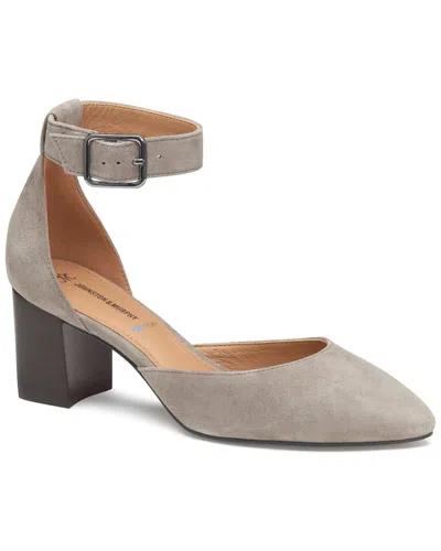 Johnston & Murphy Vicki Suede Pump In Gray