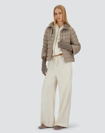 Herno Resort Cape In Lucent Cashmere Wool