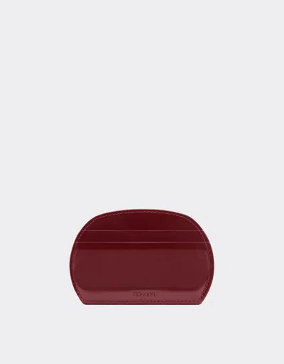Ferrari Dino Glossy Leather Card Holder