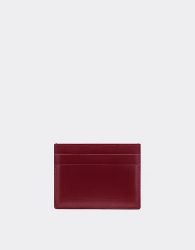 Ferrari Gt Glossy Leather Card Holder